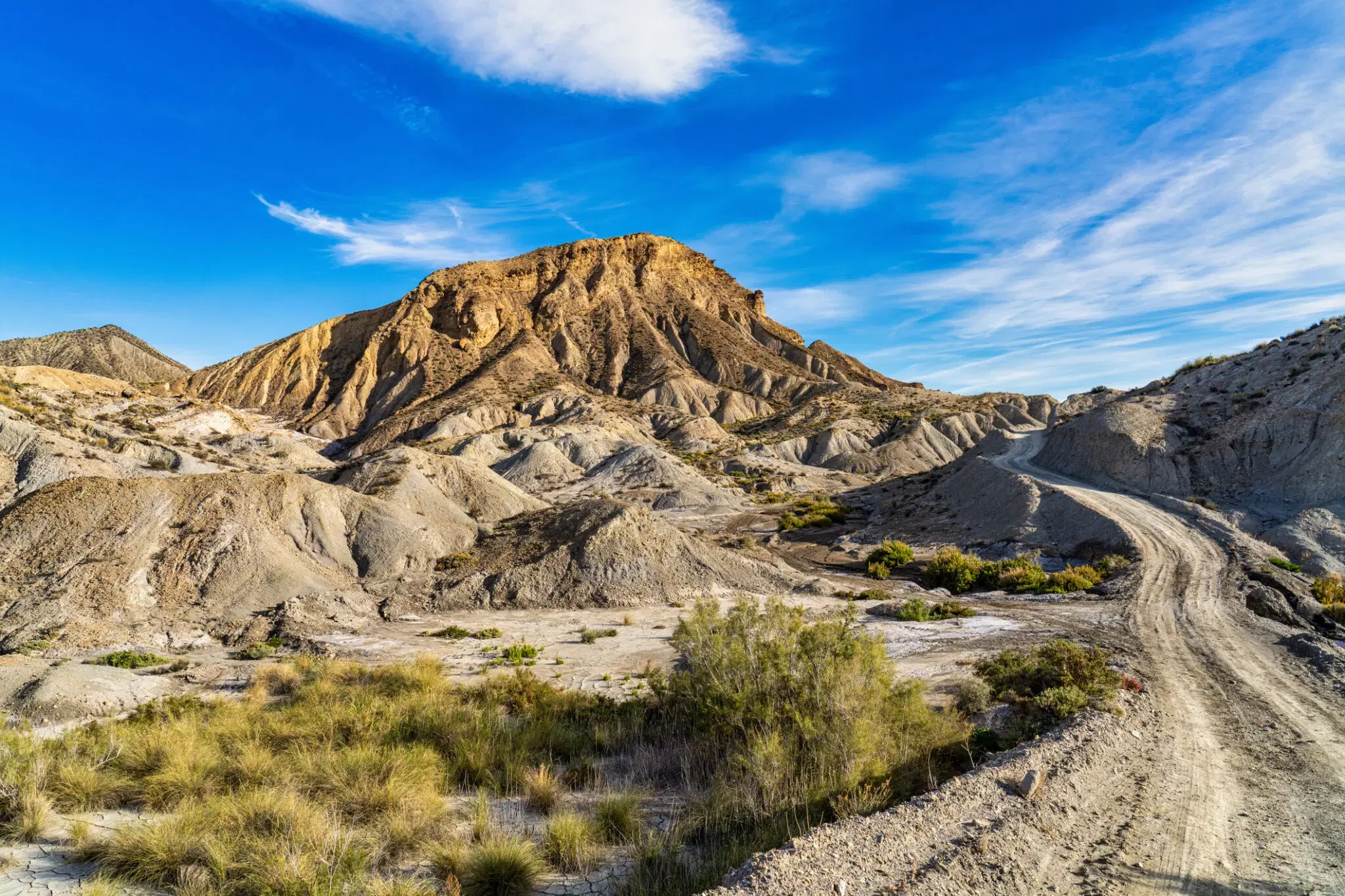 The cinematic desert of Tabernas in Andalusia