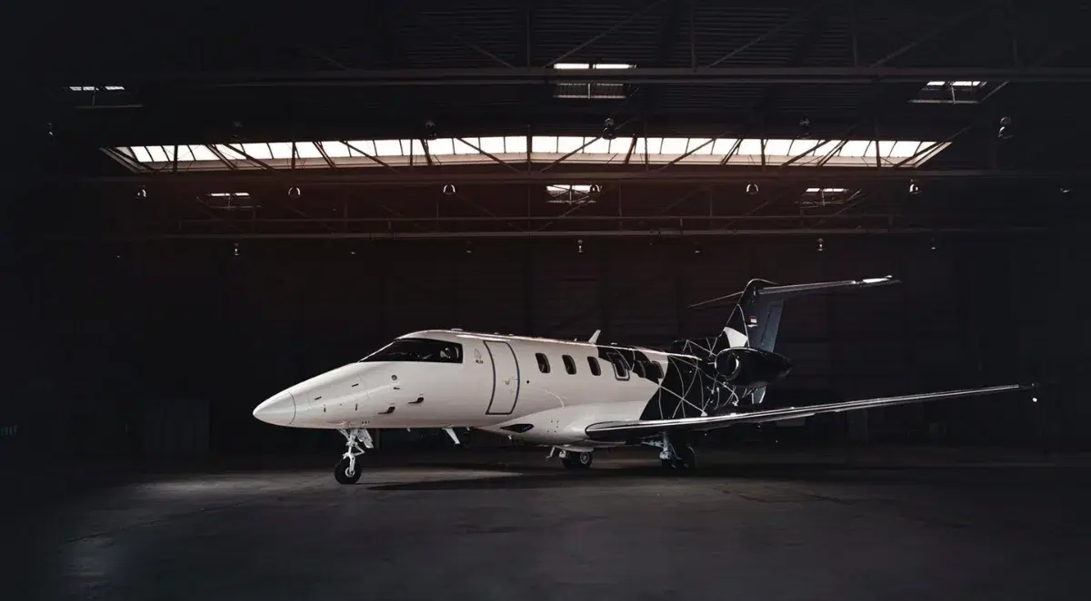 VIP class private plane, or in the skies over the Costa del Sol